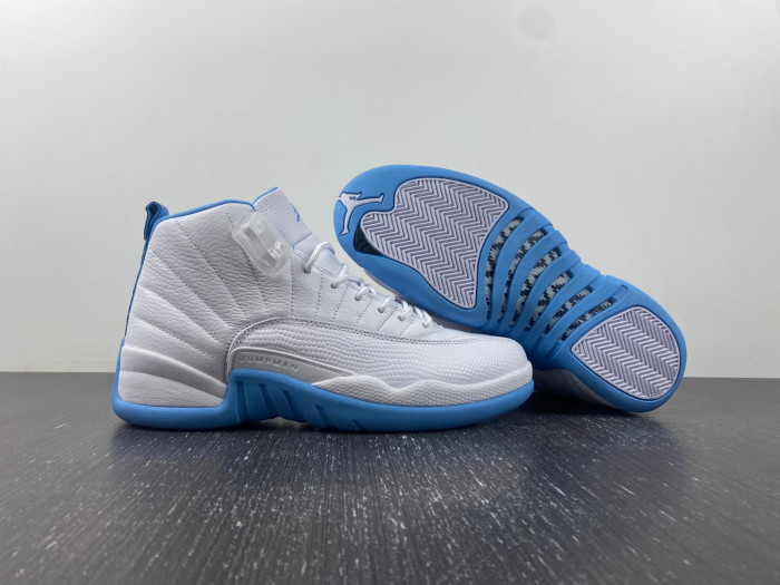 air jordan 12 retro white university blue (2004) 308243-142