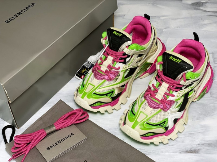 Balen Runner Sneakers Pink Green 565615 W2GN3 9534
