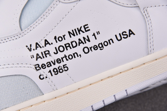 Virgil Abloh Archive Off-White Air Jordan 1 Alaska AA3834-100