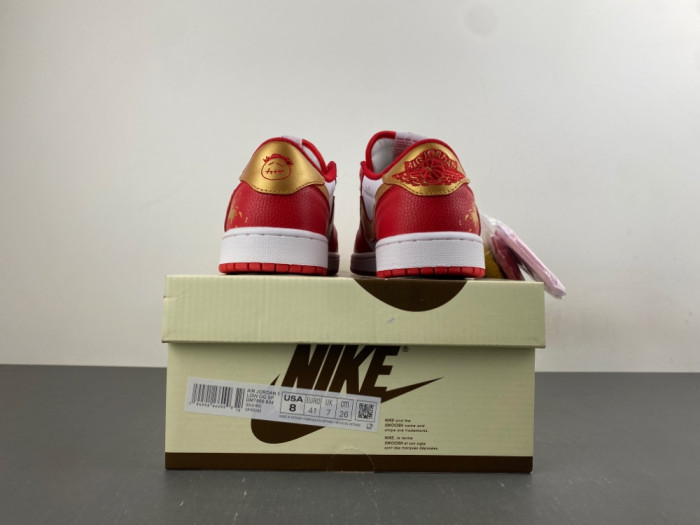 Travis Scott x Air Jordan 1 Low White Red