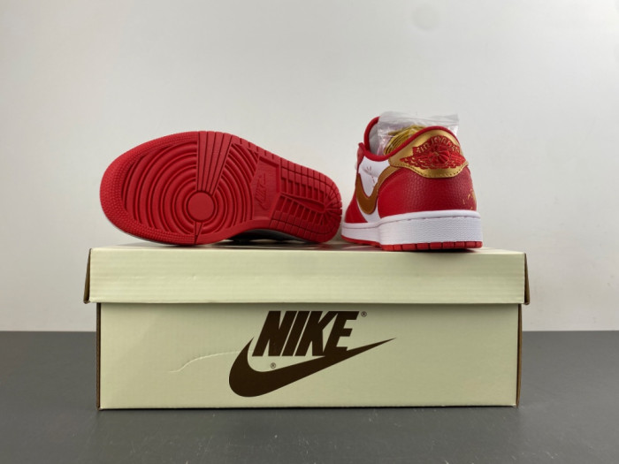 Travis Scott x Air Jordan 1 Low White Red