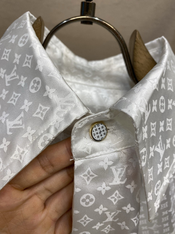 L1vv Monogram silk Shirt