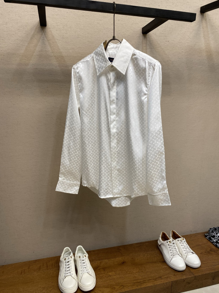L1vv Monogram silk Shirt