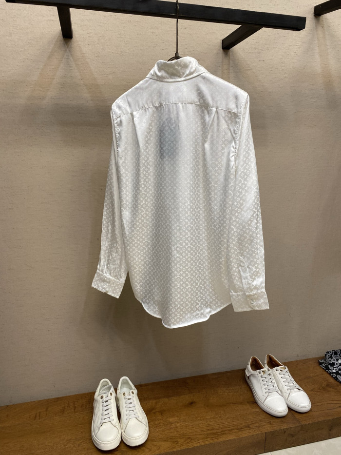 L1vv Monogram silk Shirt
