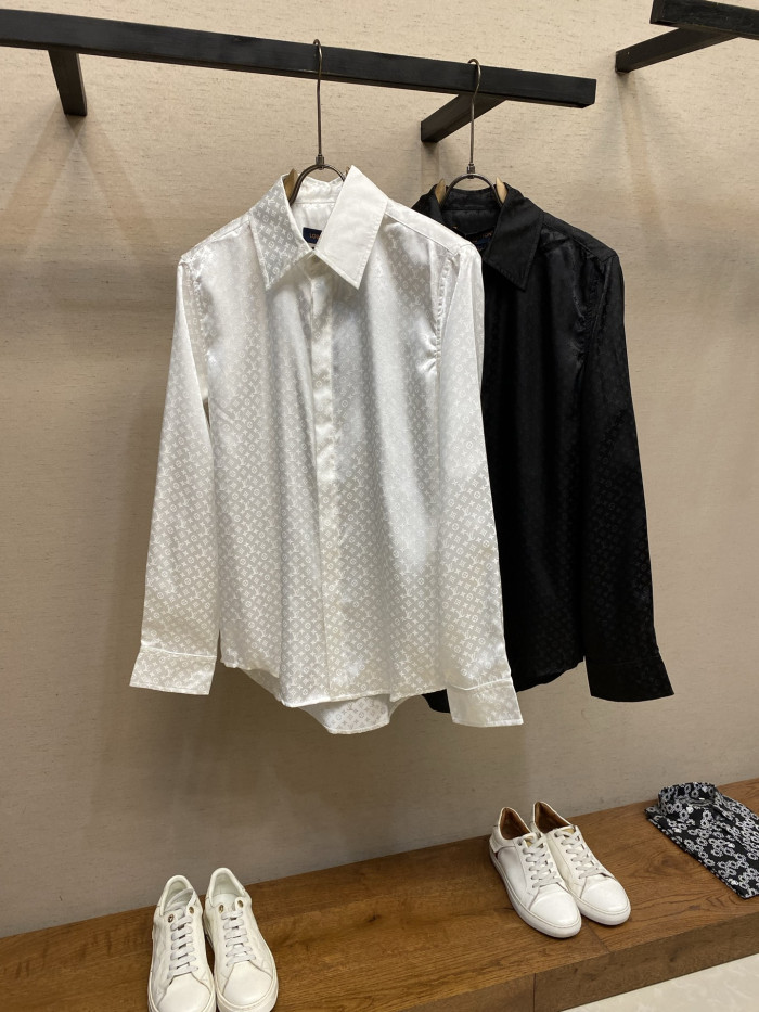 L1vv Monogram silk Shirt