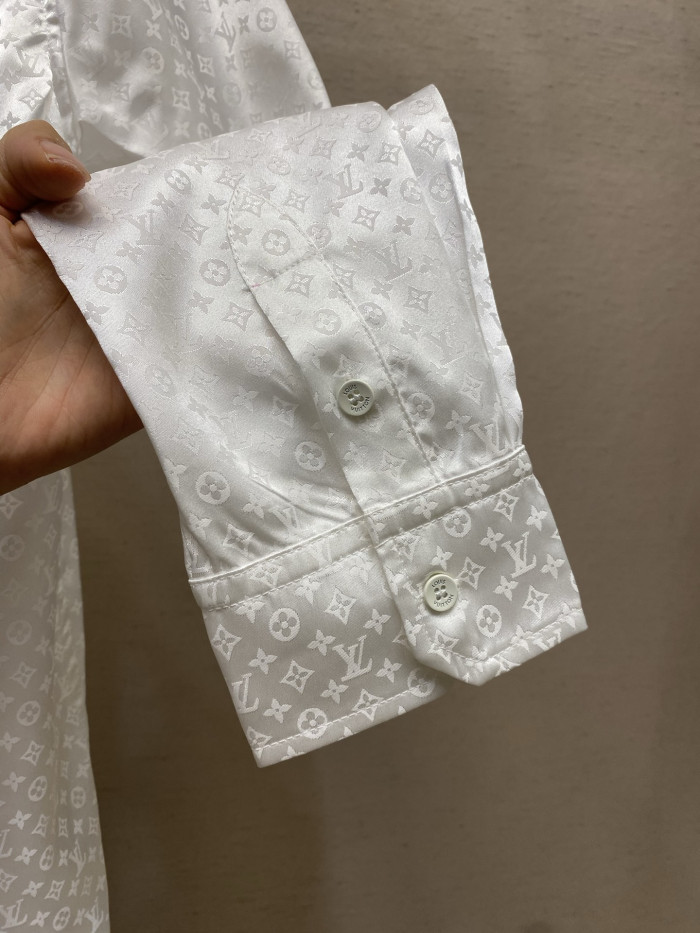 L1vv Monogram silk Shirt