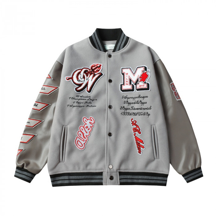0ff white varsity jacket