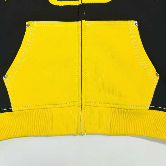 Sp5der T&F Zip Hoodie Black