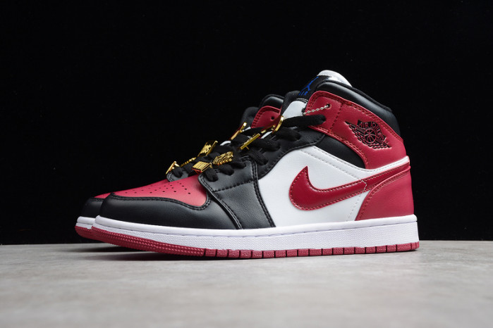 air jordan 1 mid se black dark beetroot cz4385-016