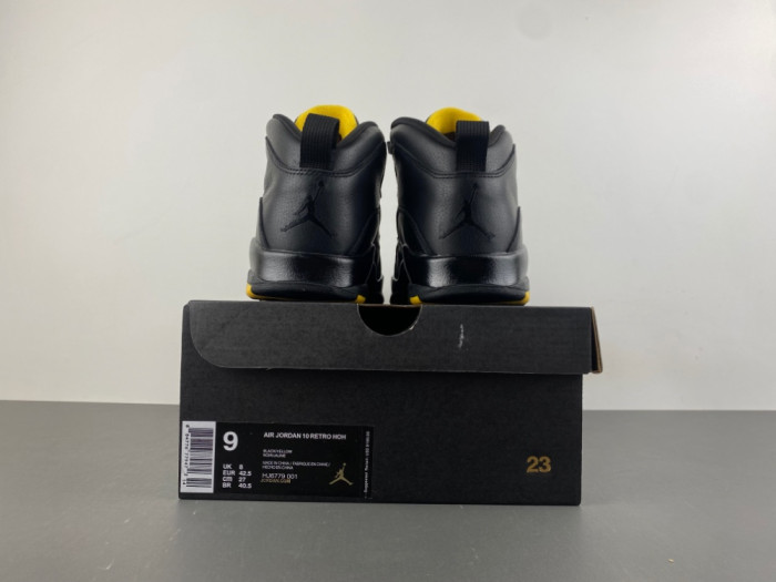 Air Jordan 10 Black yellow