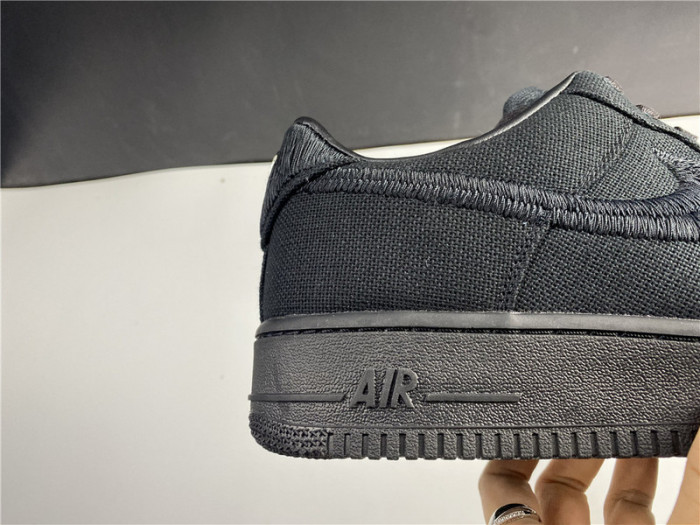 nike air force 1 low stussy black cz9084-001