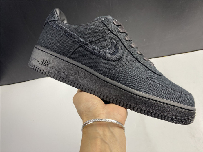 nike air force 1 low stussy black cz9084-001