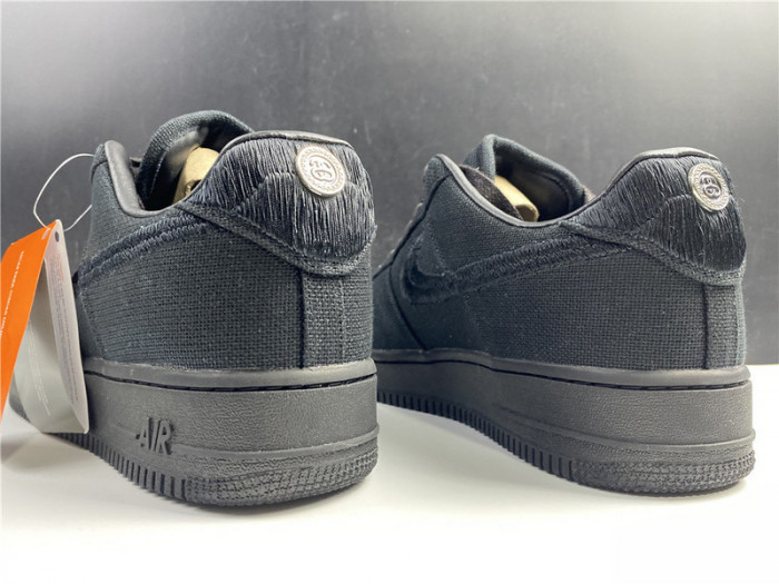 nike air force 1 low stussy black cz9084-001