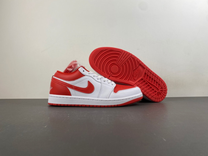 Air Jordan 1 Low White Chile Red DC0774-110
