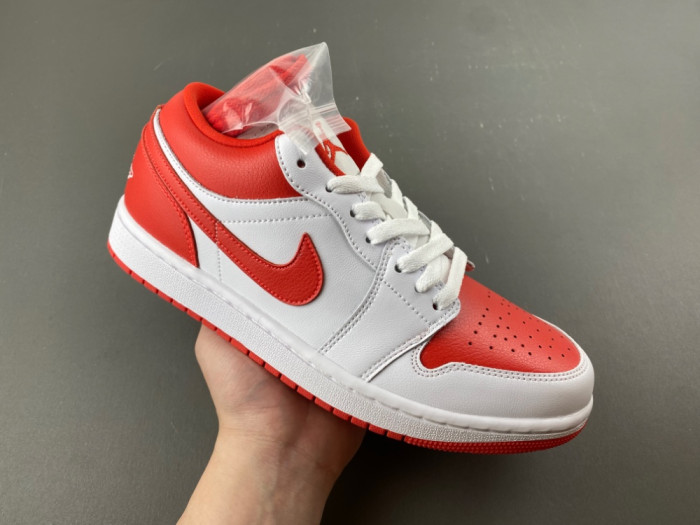 Air Jordan 1 Low White Chile Red DC0774-110