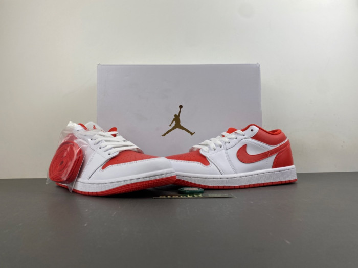 Air Jordan 1 Low White Chile Red DC0774-110