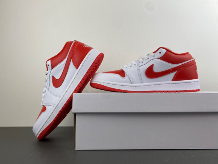 Air Jordan 1 Low White Chile Red DC0774-110