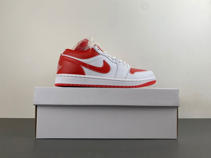 Air Jordan 1 Low White Chile Red DC0774-110