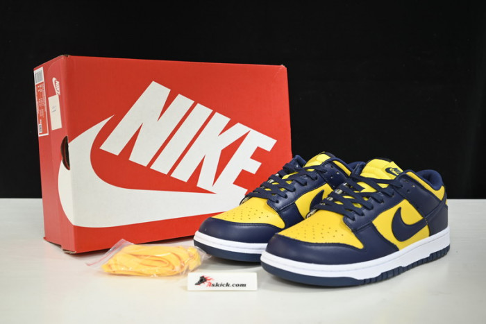 nike dunk low michigan dd1391-700