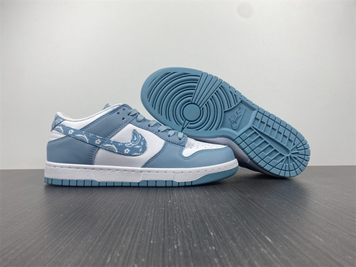 nike dunk low blue paisley (w) dh4401-101