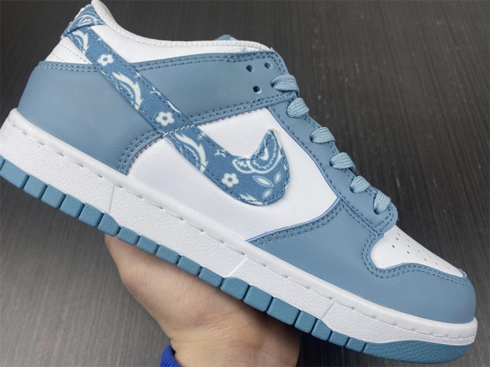 nike dunk low blue paisley (w) dh4401-101