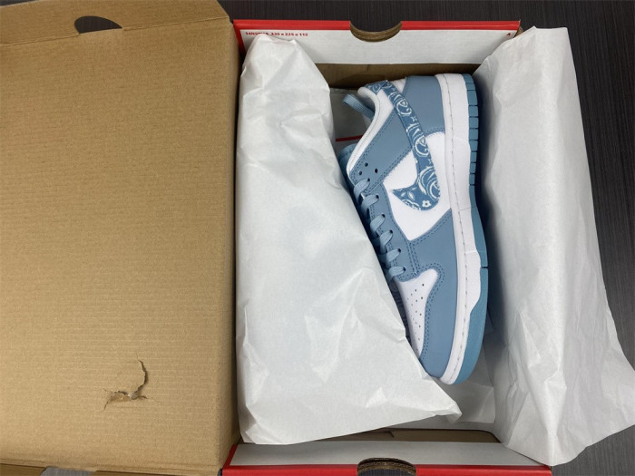 nike dunk low blue paisley (w) dh4401-101