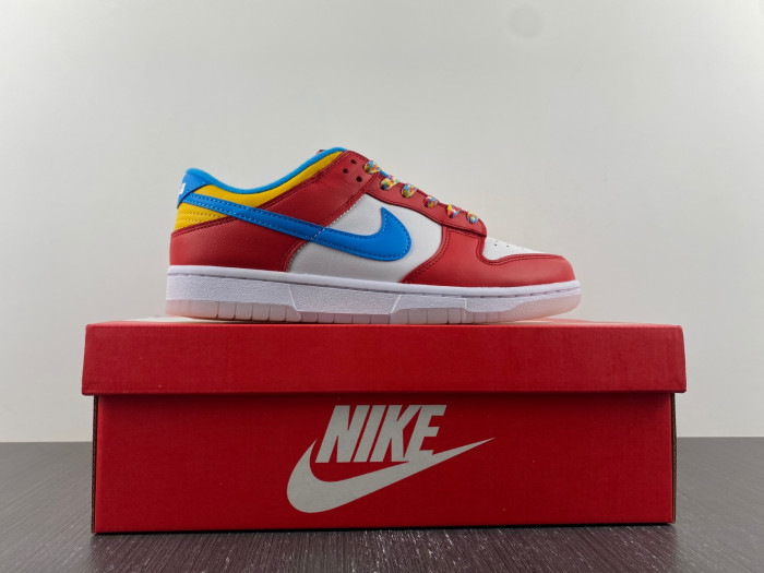 nike dunk low qs lebron james fruity pebbles dh8009-600