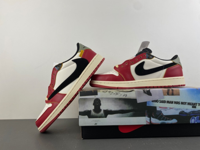 Travis Scott x Air Jordan 1 Low purple DM7866-600Red