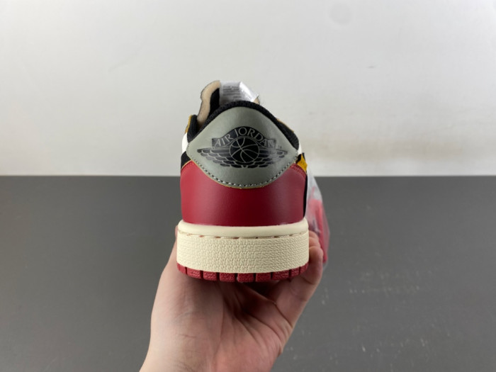 Travis Scott x Air Jordan 1 Low purple DM7866-600Red
