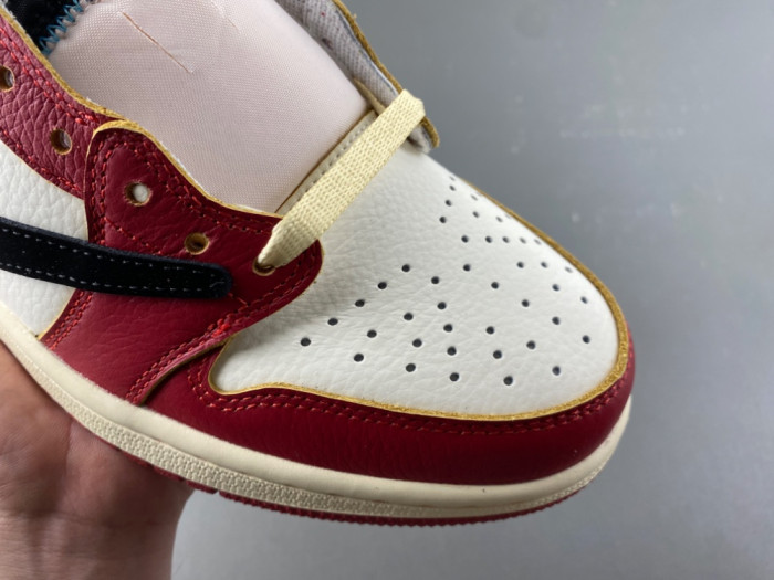 Travis Scott x Air Jordan 1 Low purple DM7866-600Red