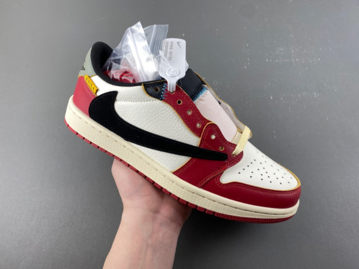 Travis Scott x Air Jordan 1 Low purple DM7866-600Red
