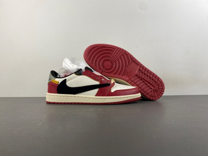 Travis Scott x Air Jordan 1 Low purple DM7866-600Red