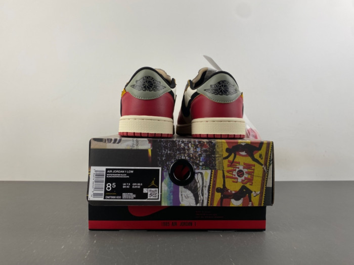 Travis Scott x Air Jordan 1 Low purple DM7866-600Red