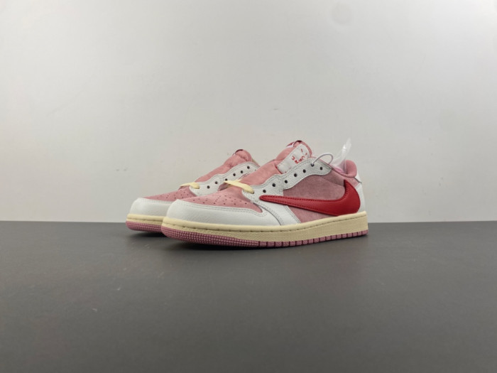 Travis Scott x Air Jordan 1 Low OG DM7866-pink