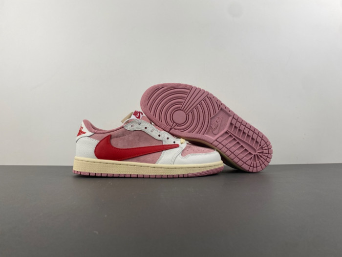 Travis Scott x Air Jordan 1 Low OG DM7866-pink