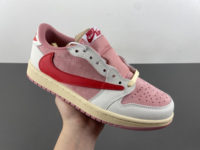 Travis Scott x Air Jordan 1 Low OG DM7866-pink