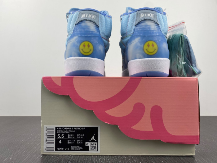 air jordan 2 retro j balvin - dq7691-419