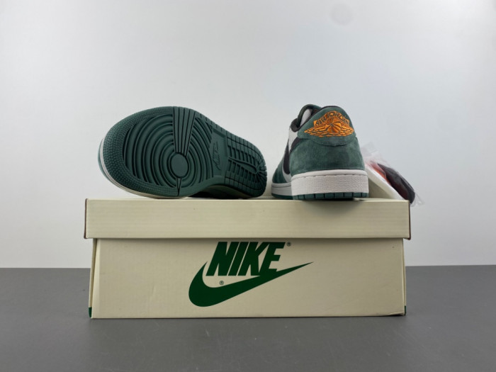 Travis Scott x Air Jordan 1 Low Top Green White DW7866-199