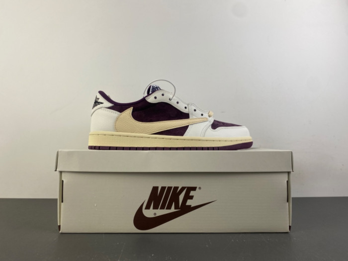 Travis Scott x Air Jordan 1 Low purple