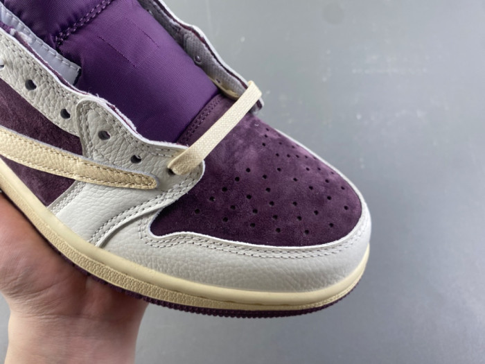 Travis Scott x Air Jordan 1 Low purple