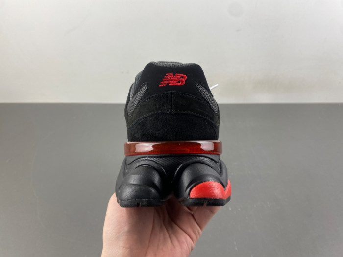 New Balance 9060 Lace Black Cement True Red GC9060JR