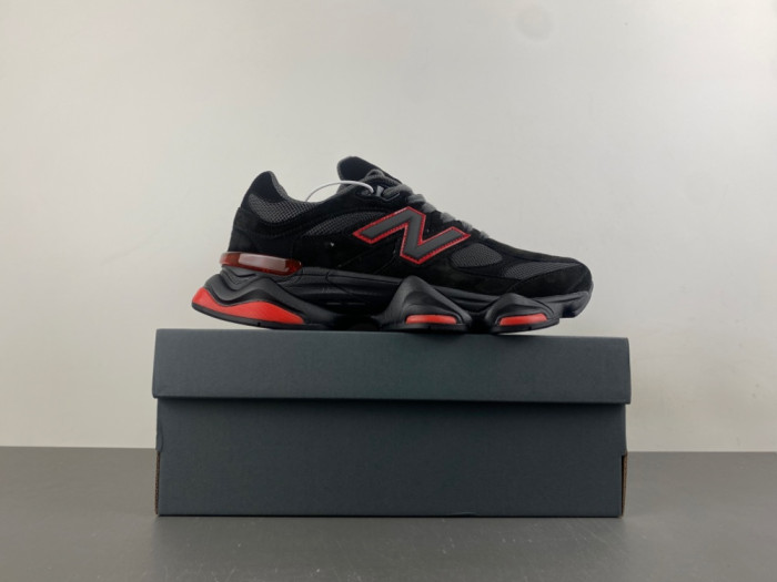 New Balance 9060 Lace Black Cement True Red GC9060JR