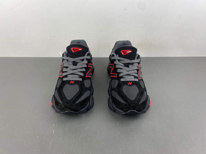 New Balance 9060 Lace Black Cement True Red GC9060JR