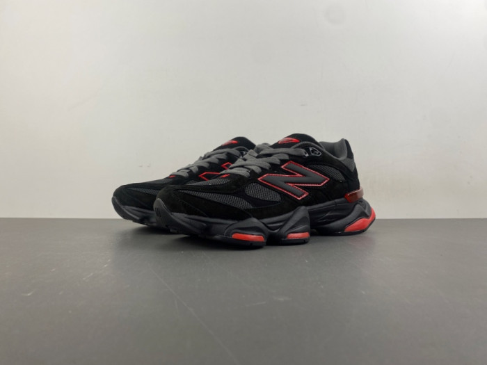 New Balance 9060 Lace Black Cement True Red GC9060JR