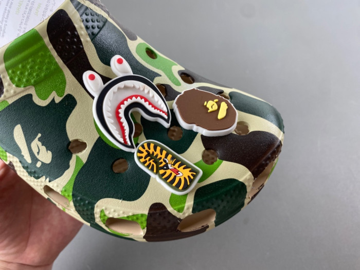 bape x Cr*0*s classic clog 