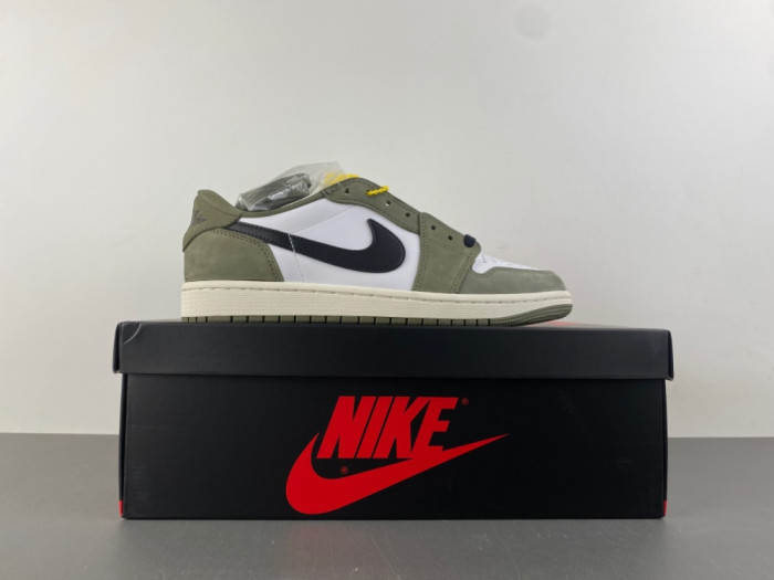 Air Jordan 1 Retro Low OG Medium Olive HQ6998-200