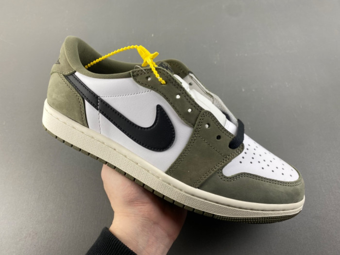 Air Jordan 1 Retro Low OG Medium Olive HQ6998-200