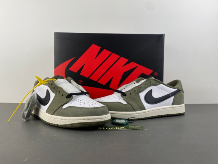 Air Jordan 1 Retro Low OG Medium Olive HQ6998-200