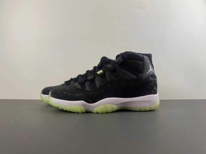 Air Jordan 11 Retro Black Barely Volt IB1378-001