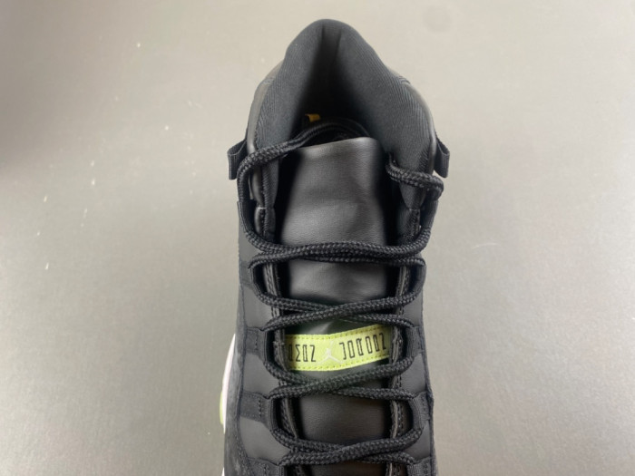 Air Jordan 11 Retro Black Barely Volt IB1378-001